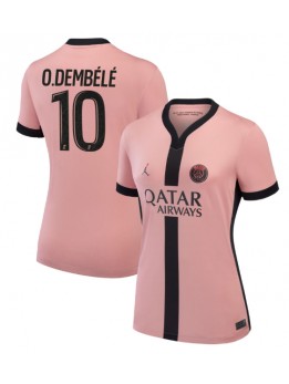 Zenske Futbalové oblečenie Paris Saint-Germain Ousmane Dembele #10 2024-25 Krátky Rukáv - Tretina